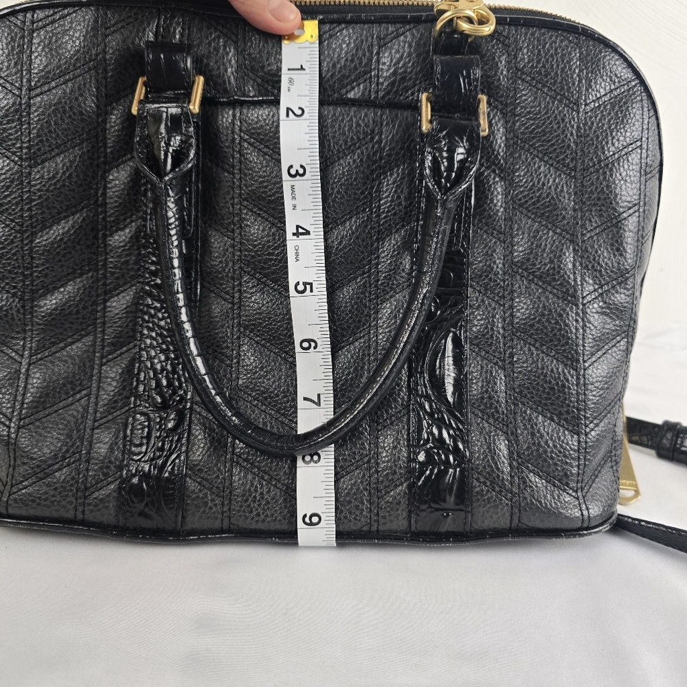 Brahmin Black Satchel Bag - Picture 13 of 15